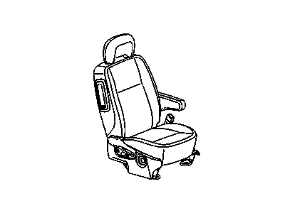 GM 25781423 Seat Asm-Pass *Gray