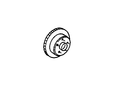 GM 10052204 Front Brake Rotor Assembly (R.H.)