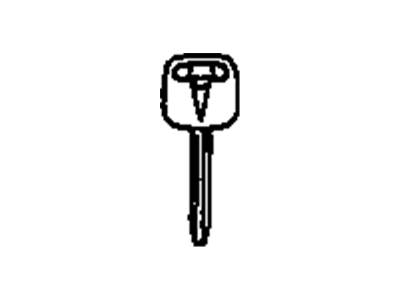 GM 88972631 Key, Dr Lock & Ignition Lock(Uncoded)