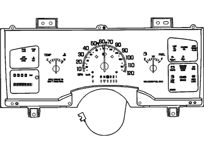 GM 16211674 Instrument Cluster Assembly