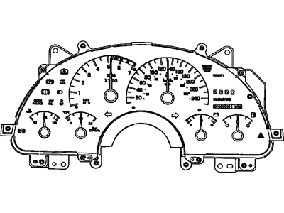 GM 16180202 Instrument Cluster Assembly