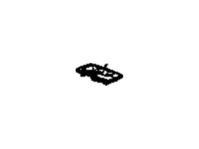 GM 15107961 Bezel Asm-Rear Seat Anchor Plate *Medium Cashmere