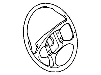 GM 16750201 Steering Wheel Assembly *Graphite