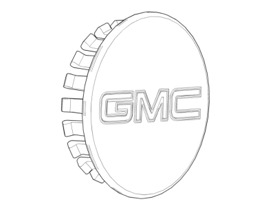 GM 84465270 Center Cap in Chrome with Chrome GMC Logo