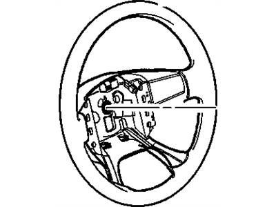 GM 16824817 Steering Wheel Assembly *Wheat