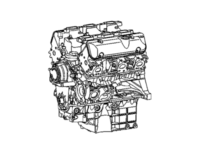 GM 19178138 Engine, Gasoline (Service Remanufactured)