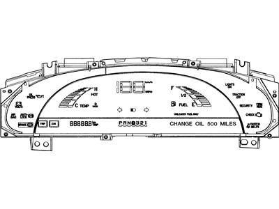 GM 16198293 Instrument Panel Gage CLUSTER