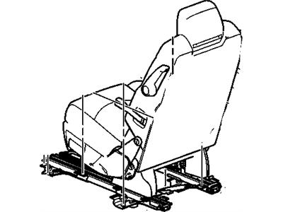 GM 23392040 Seat Asm-Rear (RH Proc) *Titanium