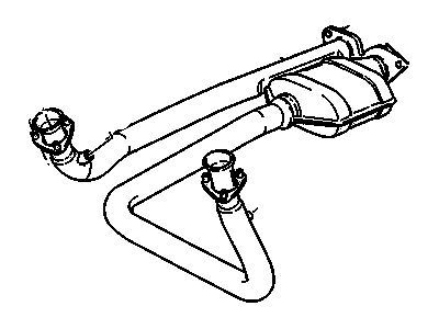 GM 15733229 Catalytic Converter Assembly (W/ Exhaust Manifold Pipe T