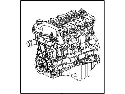 GM 89017833 Engine, Gasoline(Goodwrench)