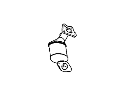 GM 23275382 3Way Catalytic Convertor Assembly (W/Exhaust Pipe)