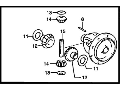 GM 88975425 Front Differential Case