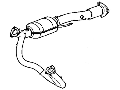 GM 15153678 Catalytic Converter Assembly (W/ Exhaust Manifold Pipe)