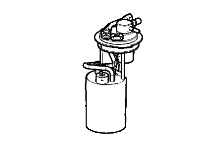 GM 19301232 Fuel Tank Fuel Pump Module Kit (W/O Fuel Level Sensor)