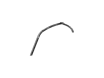 GM 10401529 Weatherstrip Asm-Front & Rear Side Door Upper Auxiliary