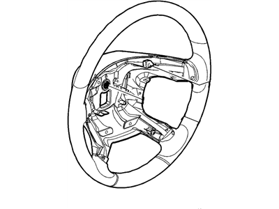 GM 23378143 Steering Wheel Assembly *Cocoa