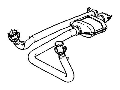 GM 15733228 Catalytic Converter Assembly (W/ Exhaust Manifold Pipe T