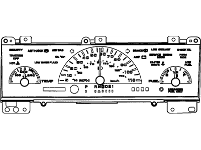 GM 16196673 Instrument Cluster Assembly
