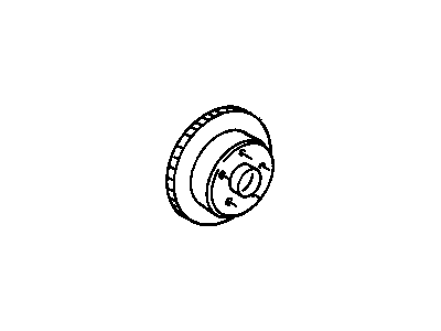 GM 10052203 Front Brake Rotor Assembly (L.H.)