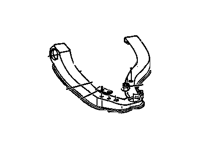 GM 10232819 Front Lower Control Arm Assembly *Yellow