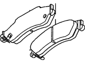 OEM Chevrolet Tracker Pad Kit, Disc Brake(Name) (On Esn) - 91177389