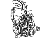OEM Oldsmobile Achieva Adapter-Engine Mount Bracket - 22591376