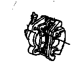 OEM Oldsmobile Toronado Caliper Asm, Rear Brake (W/0 Brake Pads) (Remanufacture) - 19141043