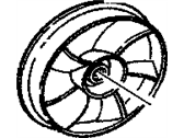 OEM Oldsmobile Fan Asm, Engine Coolant - 12463005