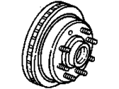 OEM GMC P3500 Front Brake, Hub And Drum And Rotor - 15674407