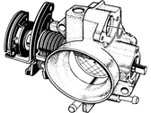 OEM Pontiac Montana Fuel Injection Air Meter Body - 17096098