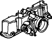 OEM Chevrolet Beretta Manifold Asm, Upper Intake (W/ Throttle Body) - 17112902