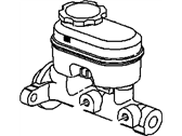 OEM Saturn SW2 Cylinder Asm, Brake Master - 21013195
