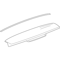 GM 25970660 Applique Assembly-Lift Gate Upper (W/High M*Serv Primer
