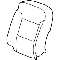 GM 23131655 Cover Assembly-Front Seat Back *Purpleblack T