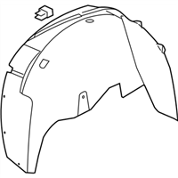 GM 15938668 Liner Assembly-Rear Wheelhouse Panel