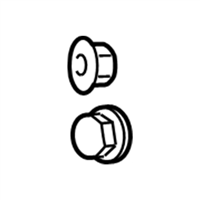 GM 3537772 Nut,Rear Suspension Knuckle