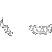 GM 22902346 Bracket Assembly-Front Bumper Impact Bar