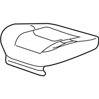 GM 89022448 Cover Assembly,Passenger Seat Cushion *Lt Gray *Gray