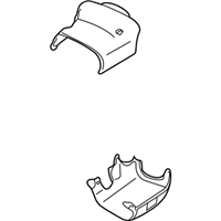 GM 26089146 Cover Kit,Steering Column Trim (Ebony) *Ebony