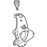 GM 84506881 Knuckle-Rear Suspension