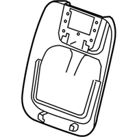 GM 90905668 Panel,Front Seat Back Cushion Finish