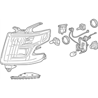 GM 23420784 Headlamp Assembly