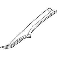 GM 20944758 Molding Assembly-Windshield Garnish *Neutral Medium