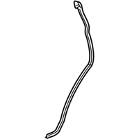 Genuine GM 20998459 Door Auxiliary Sealing Strip Lower Right Genuine GM 20998459 Door Auxiliary Sealing Strip Lower Right