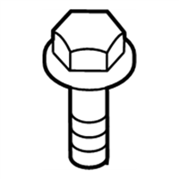 GM 11513894 Bolt/Screw-W/Flat Washer 24 Od,8X1.25X20 14.2 Thd Tap. Trim