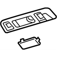 GM 84247617 Lamp Assembly-Roof Rail Rear Seat Position Reading & Courtesy *Black