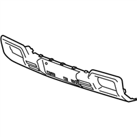 GM 22902312 Plate Assembly-Front Bumper Impact Bar Skid *Anthracite