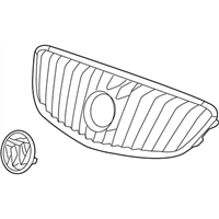 GM 20925291 Grille Assembly-Radiator Outer