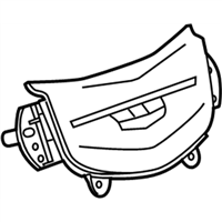GM 23386261 Switch Assembly-Disc Eject *Piano Black