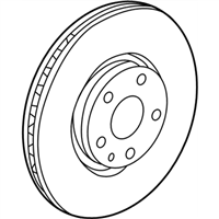 GM 13511494 Rotor-Front Brake (Coated)